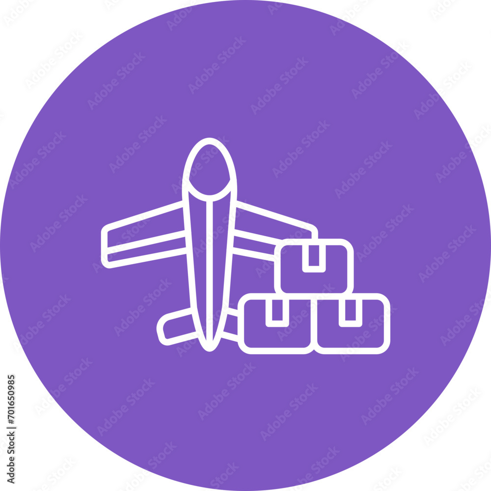 Air Freight Line Icon Air Freight Line Icon