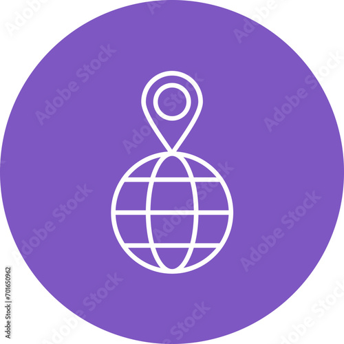 Geolocation Line Icon