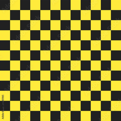 Yellow and black checker pattern. checker seamless pattern vector. checker pattern. Decorative elements, floor tiles, wall tiles, bathroom tiles, swimming pool tiles.