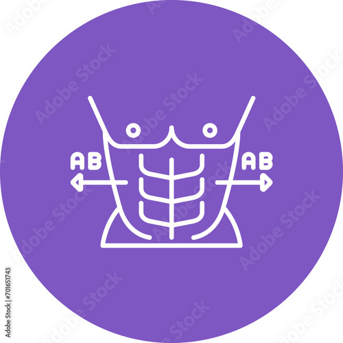 AB AB Routine Line Icon