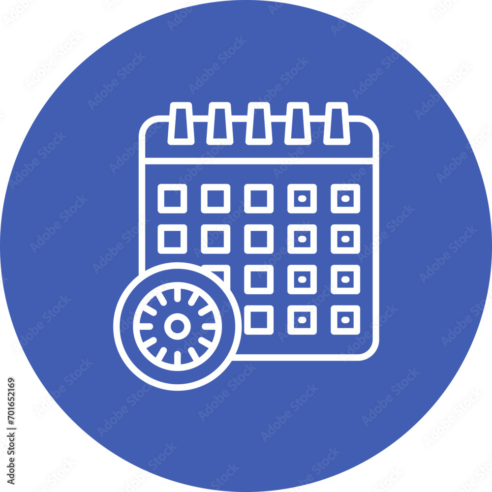 Deadline Line Icon Deadline Line Icon