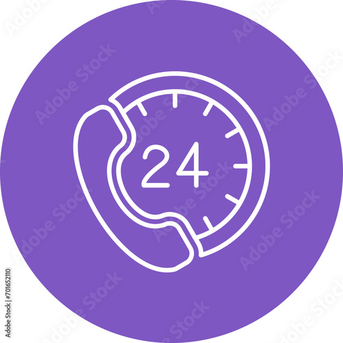 24H Support Line Icon
