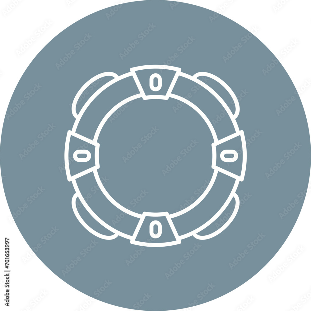Life Saver Line Icon Life Saver Line Icon