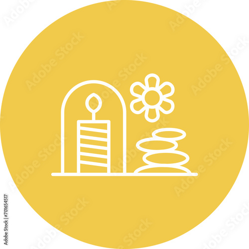 Spa Town Line Icon