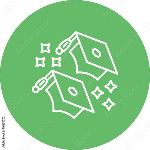 Graduate Line Icon