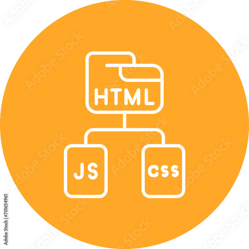 Html Js Css Line Icon