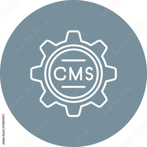 Cms Line Icon