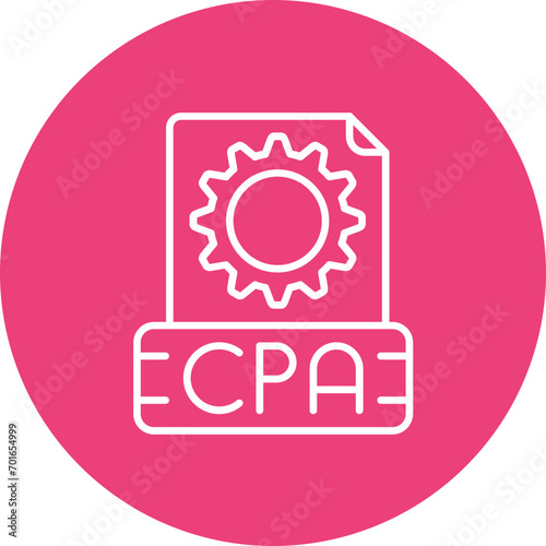 Cpa Line Icon