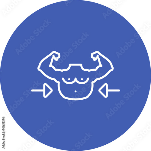 Lose Weight Line Icon