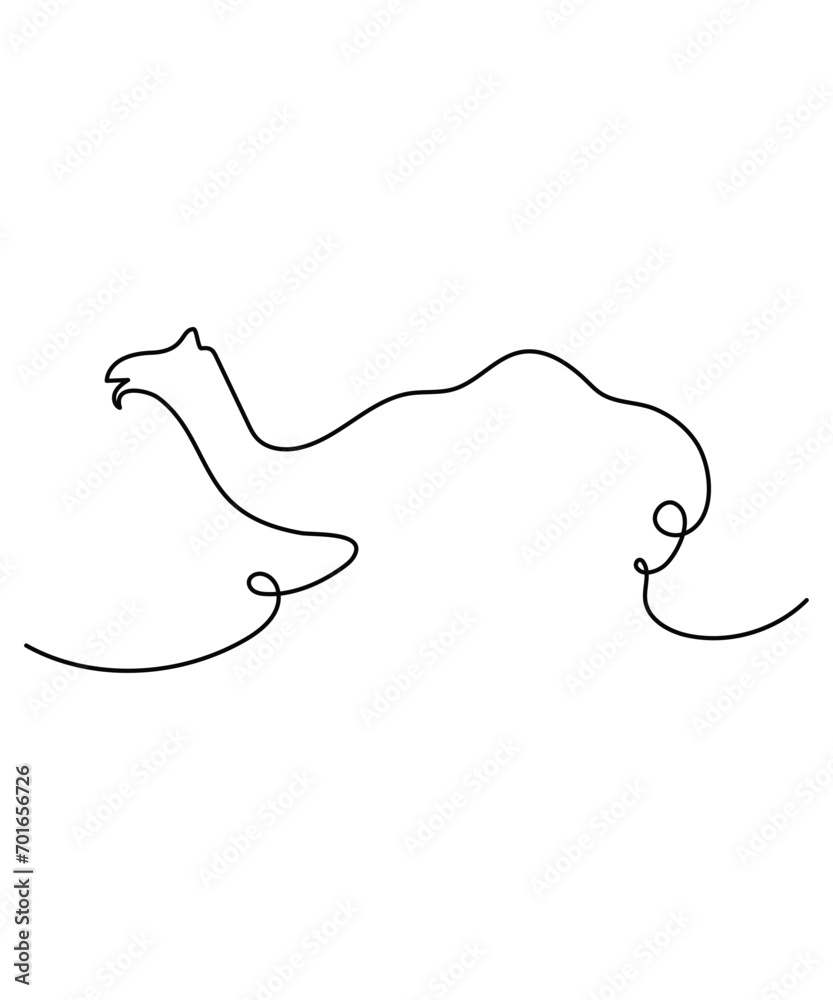 camel one line art, vector best line icon. camel one line art, vector best line icon.