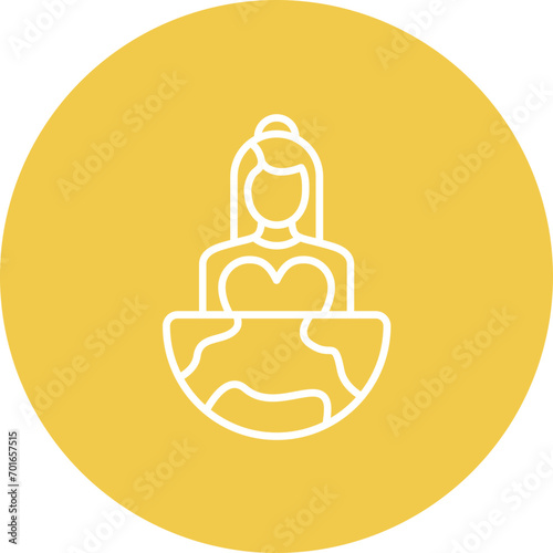 Global Talent Line Icon