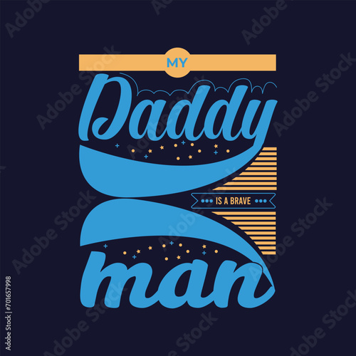 dad typography t-shirt design