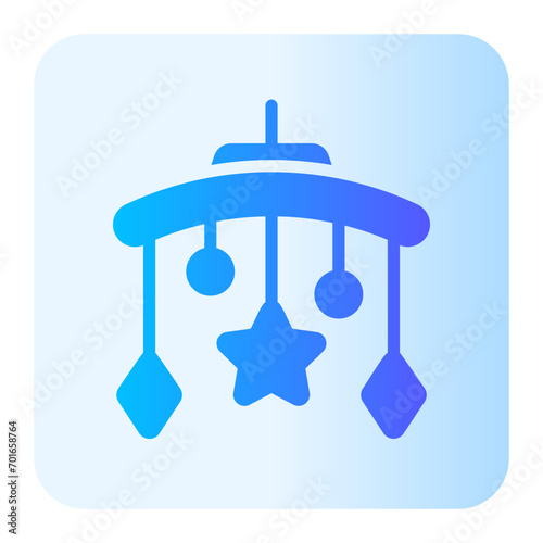 crib toy gradient icon