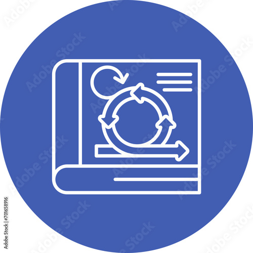 Agile Manifesto Line Icon