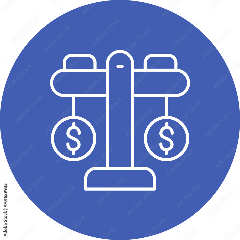 Equity Line Icon Equity Line Icon