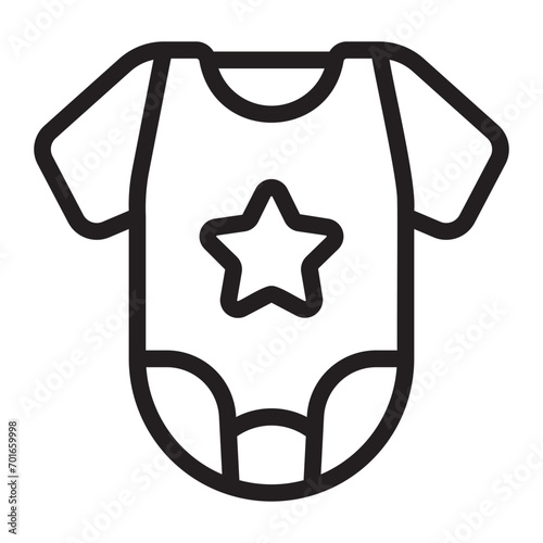 baby clothes line icon