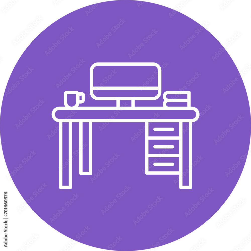 Workspace Line Icon Workspace Line Icon