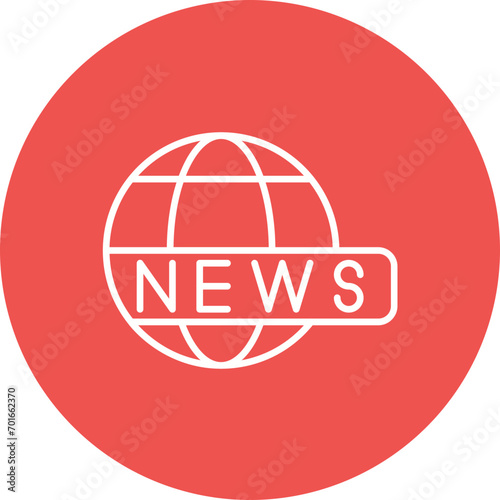 Breaking News Line Icon
