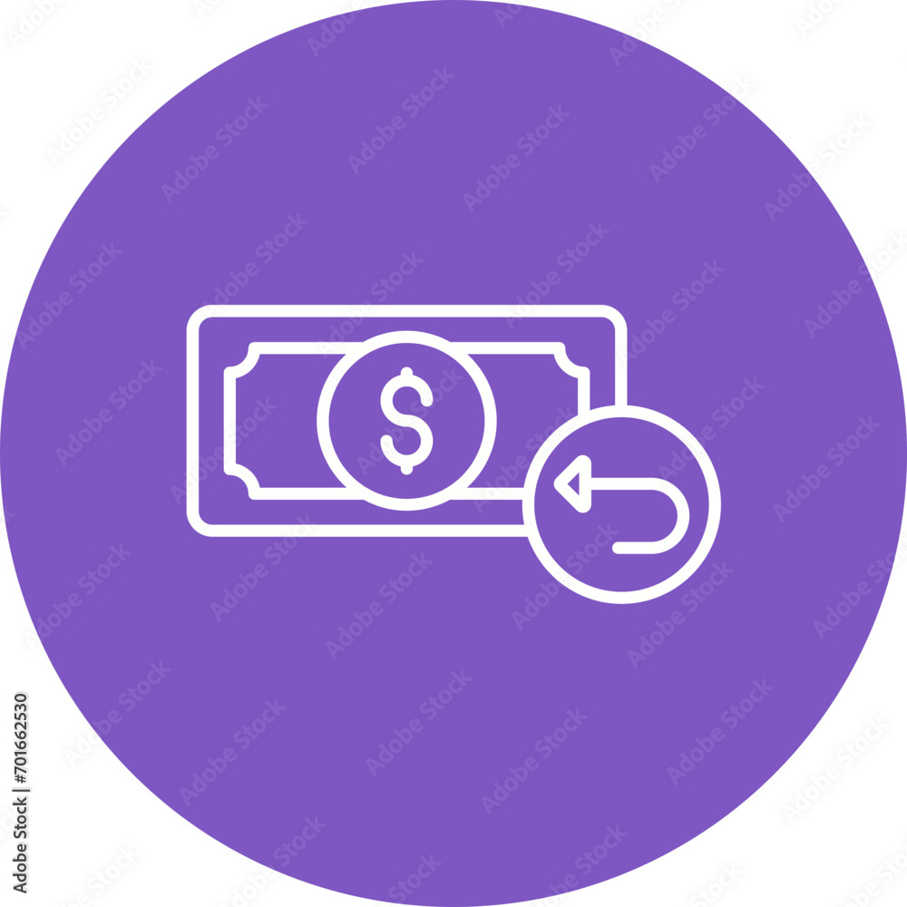 Return On Investment Line Icon Return On Investment Line Icon