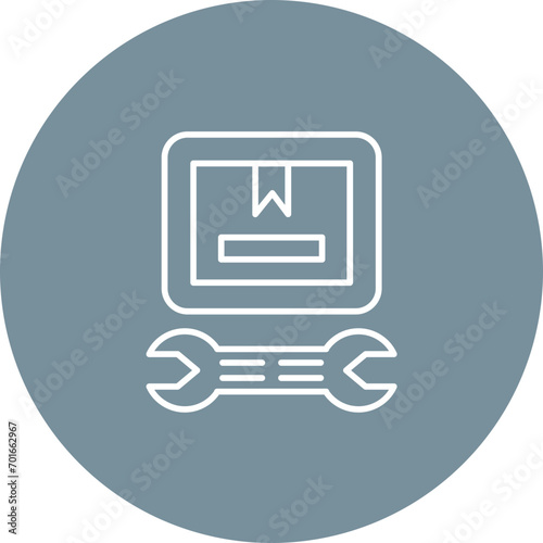 Product Repair Line Icon