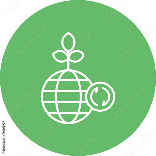 Ecological Object Line Icon