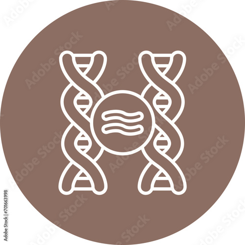 Genetic Comparation Line Icon