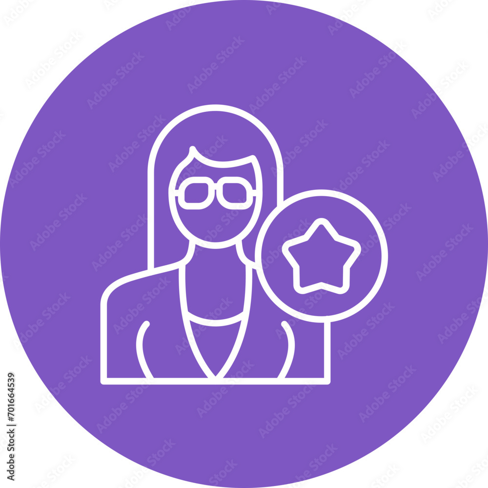 Influencer Relations Line Icon Influencer Relations Line Icon