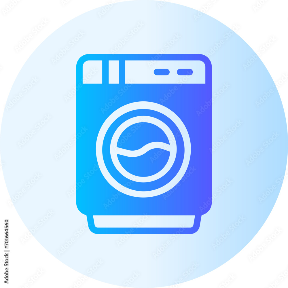 washing machine gradient icon washing machine gradient icon