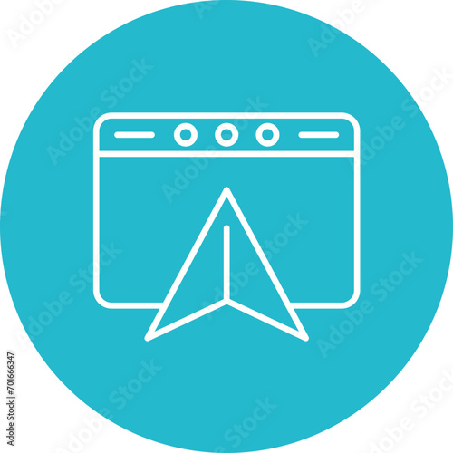 Navigation Line Icon