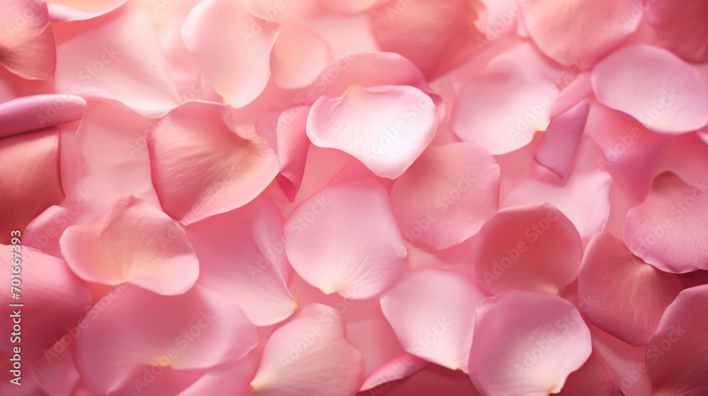 Pink rose petals background Pink rose petals background