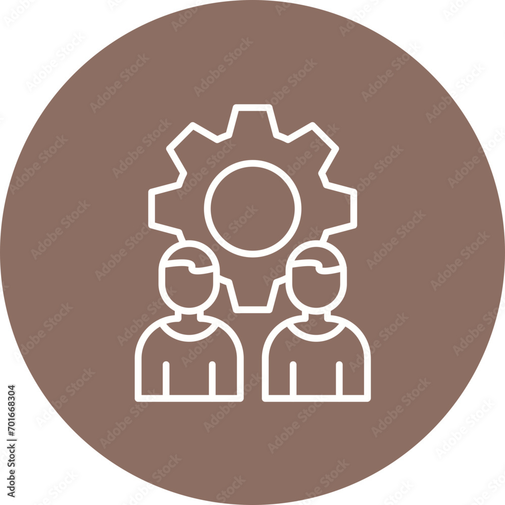 Business Team Line Icon