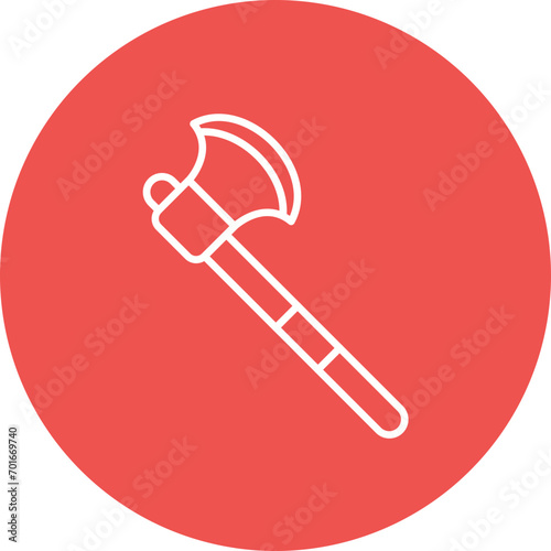 Hatchet Line Icon