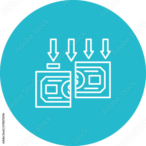Minimum Transaction Amount Line Icon