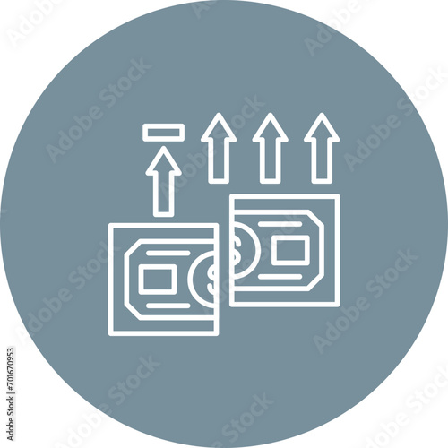 Maximum Transaction Amount Line Icon