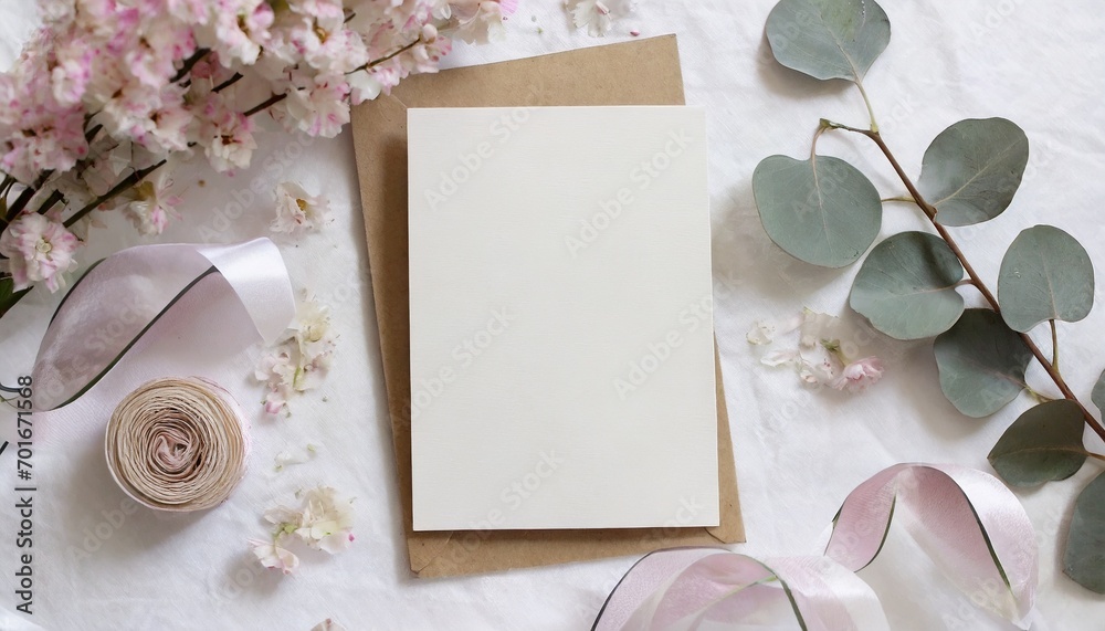 Invitation, Greetings Card or Menu Mockup, Template for Wedding, Birthday, Party, Christmas, Thanksgiving and New Year with Space for Copy Invitation, Greetings Card or Menu Mockup, Template for Wedding, Birthday, Party, Christmas, Thanksgiving and New Year with Space for Copy
