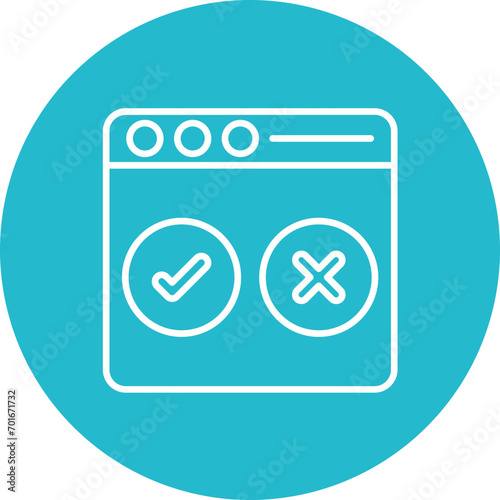 Consent Line Icon