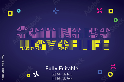Gaming text effect 