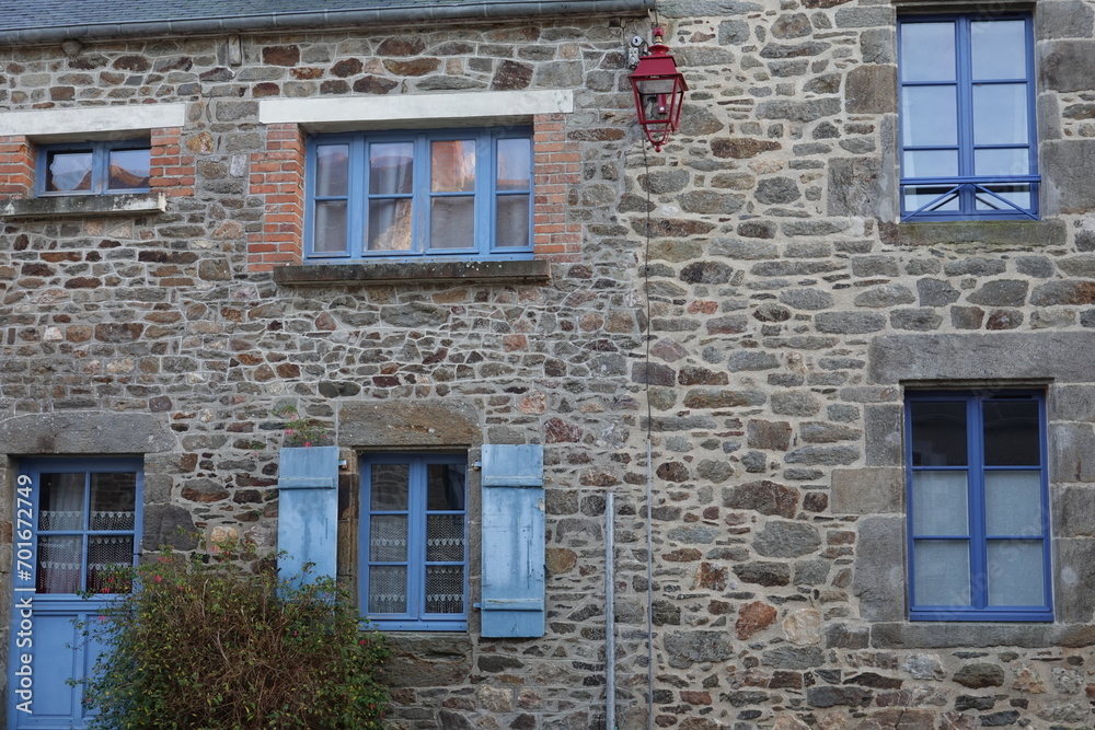 Façades de maison en Bretagne