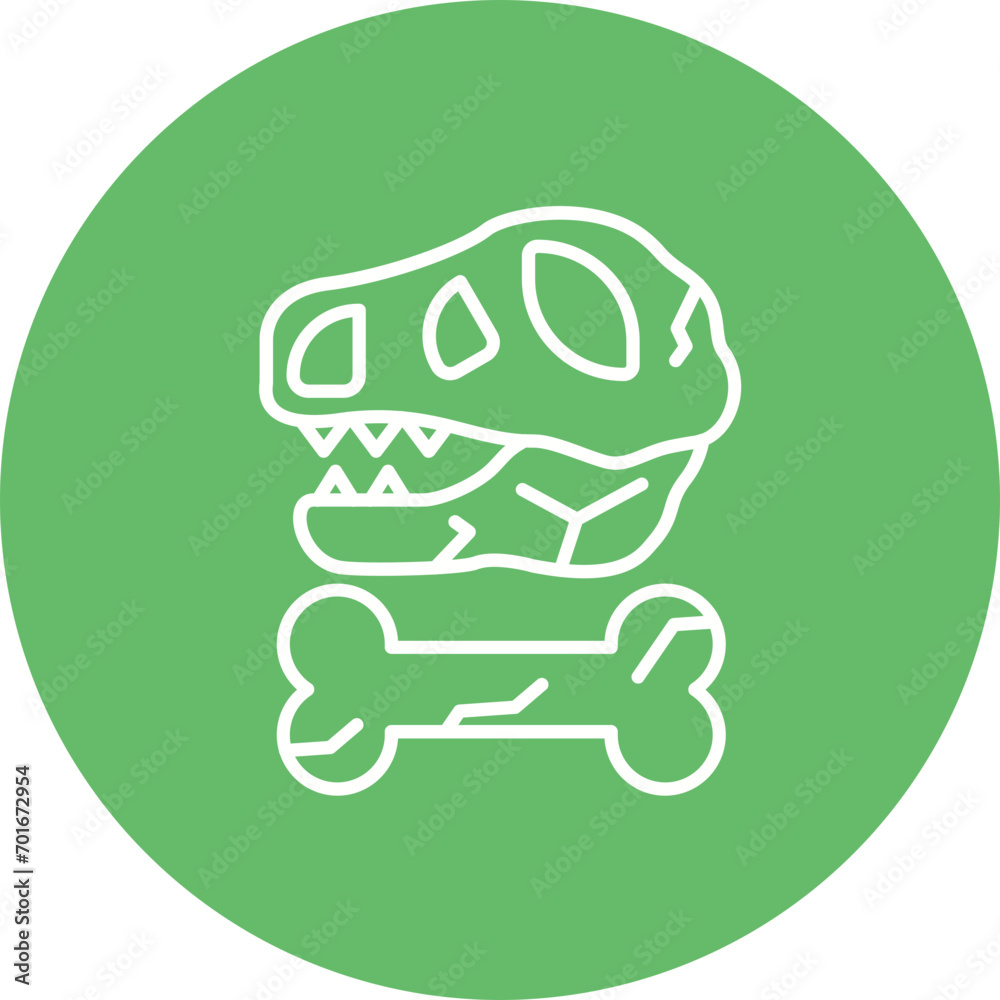 Bone Line Icon Bone Line Icon