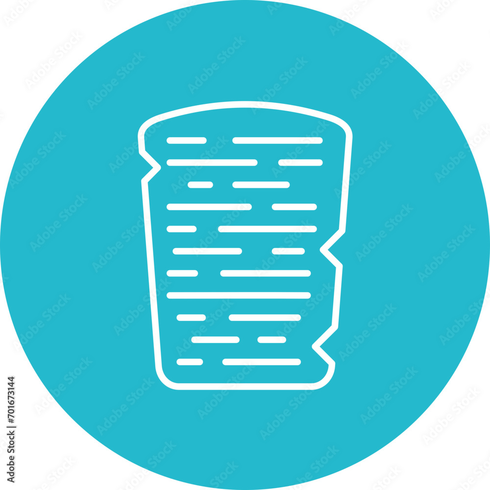 Stone Tablet Line Icon Stone Tablet Line Icon