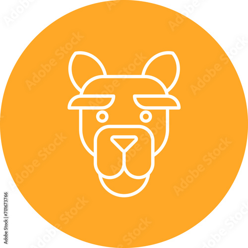 Camel Line Icon