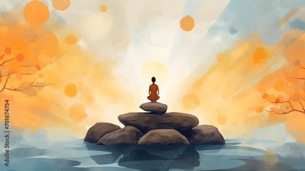 Peaceful Mindscape: Visual Solutions for Stress & Uncertainty 