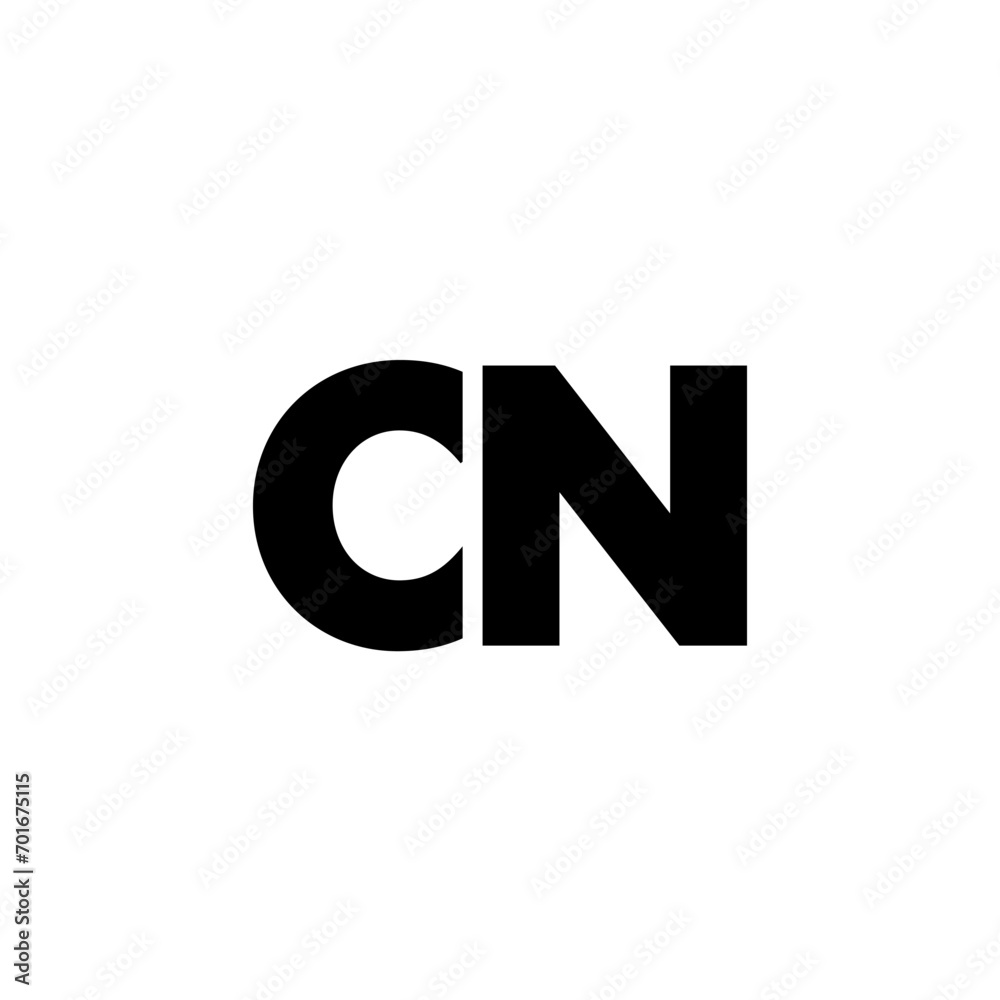 Letter C and N, CN logo design template. Minimal monogram initial based logotype. Letter C and N, CN logo design template. Minimal monogram initial based logotype.