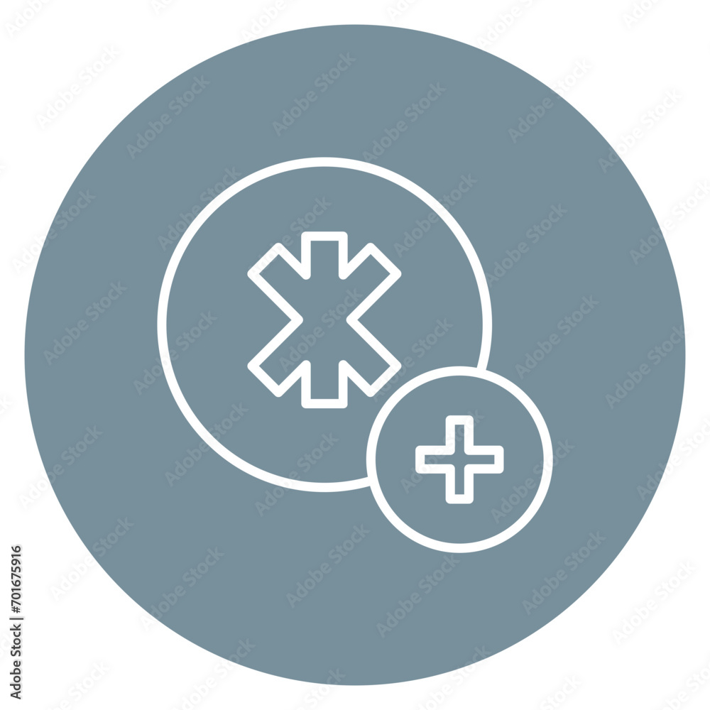First Responder Line Icon First Responder Line Icon