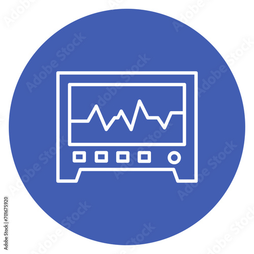 Seismograph Line Icon
