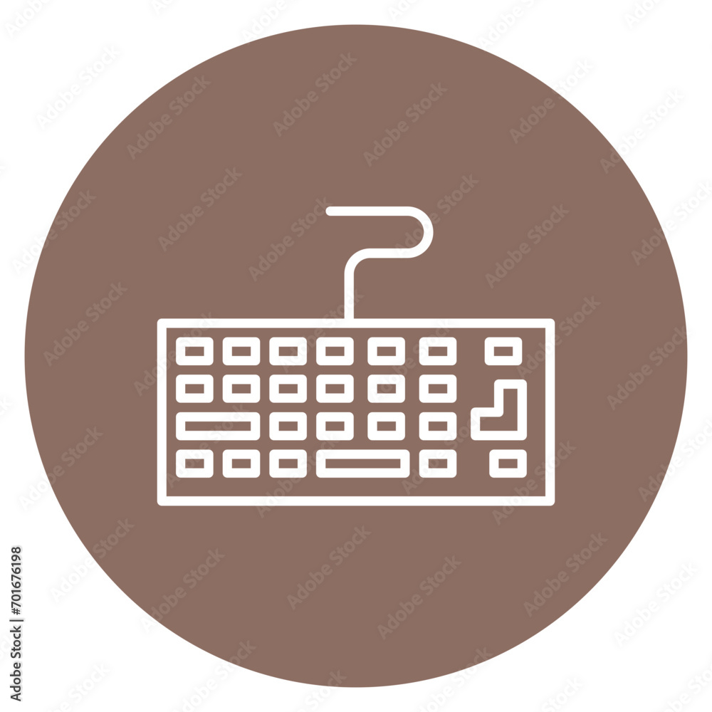 Keyboard Line Icon