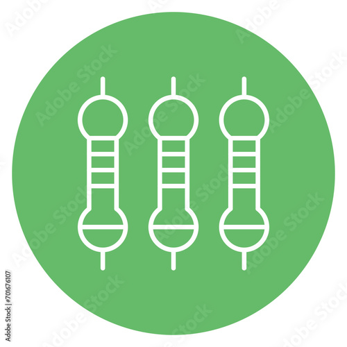 Resistor Line Icon