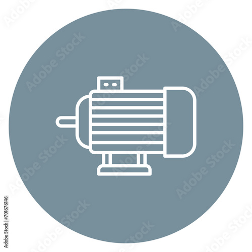 Motor Line Icon
