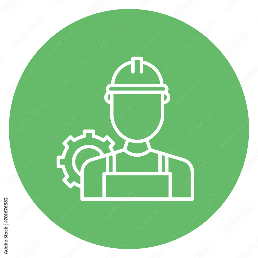 Engineer Line Icon Engineer Line Icon