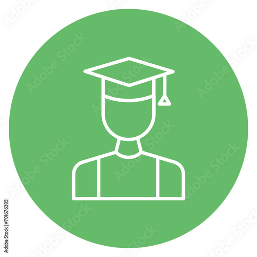 Student Line Icon